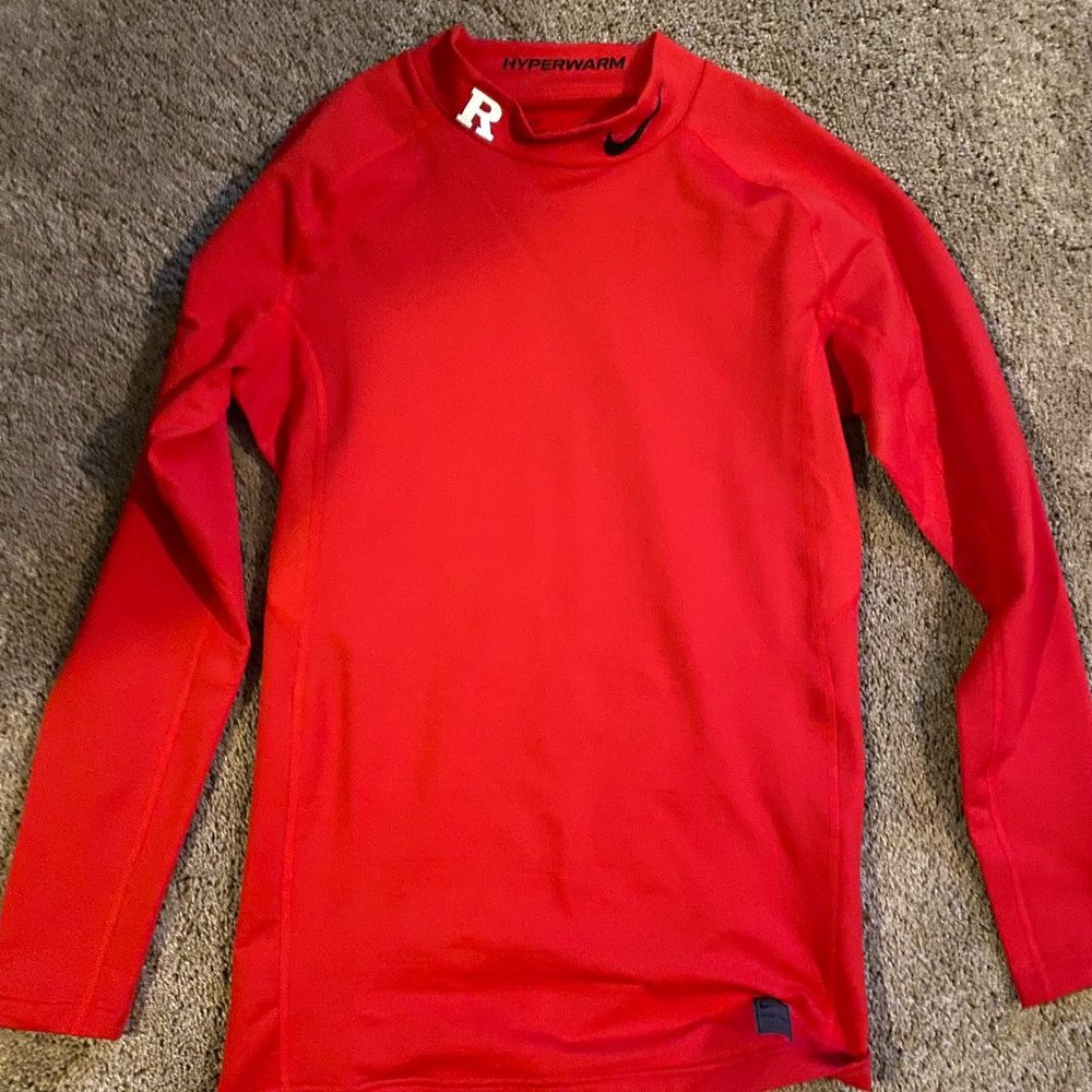 Nike Thermawarm Rutgers Football Long Sleeve L